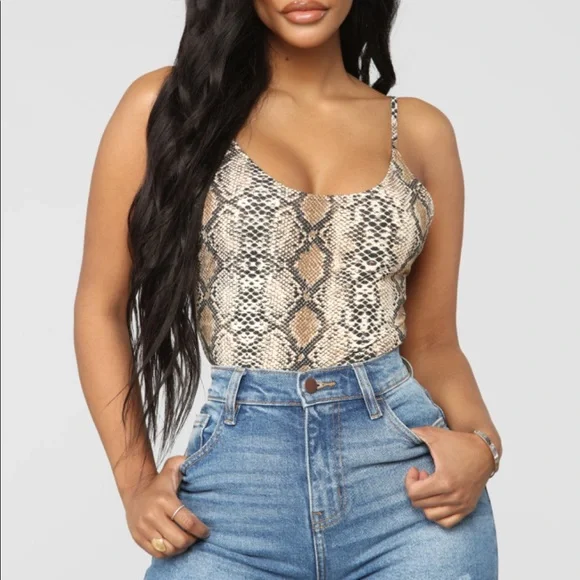 Snakeskin Bodysuit - Picture 2 of 5